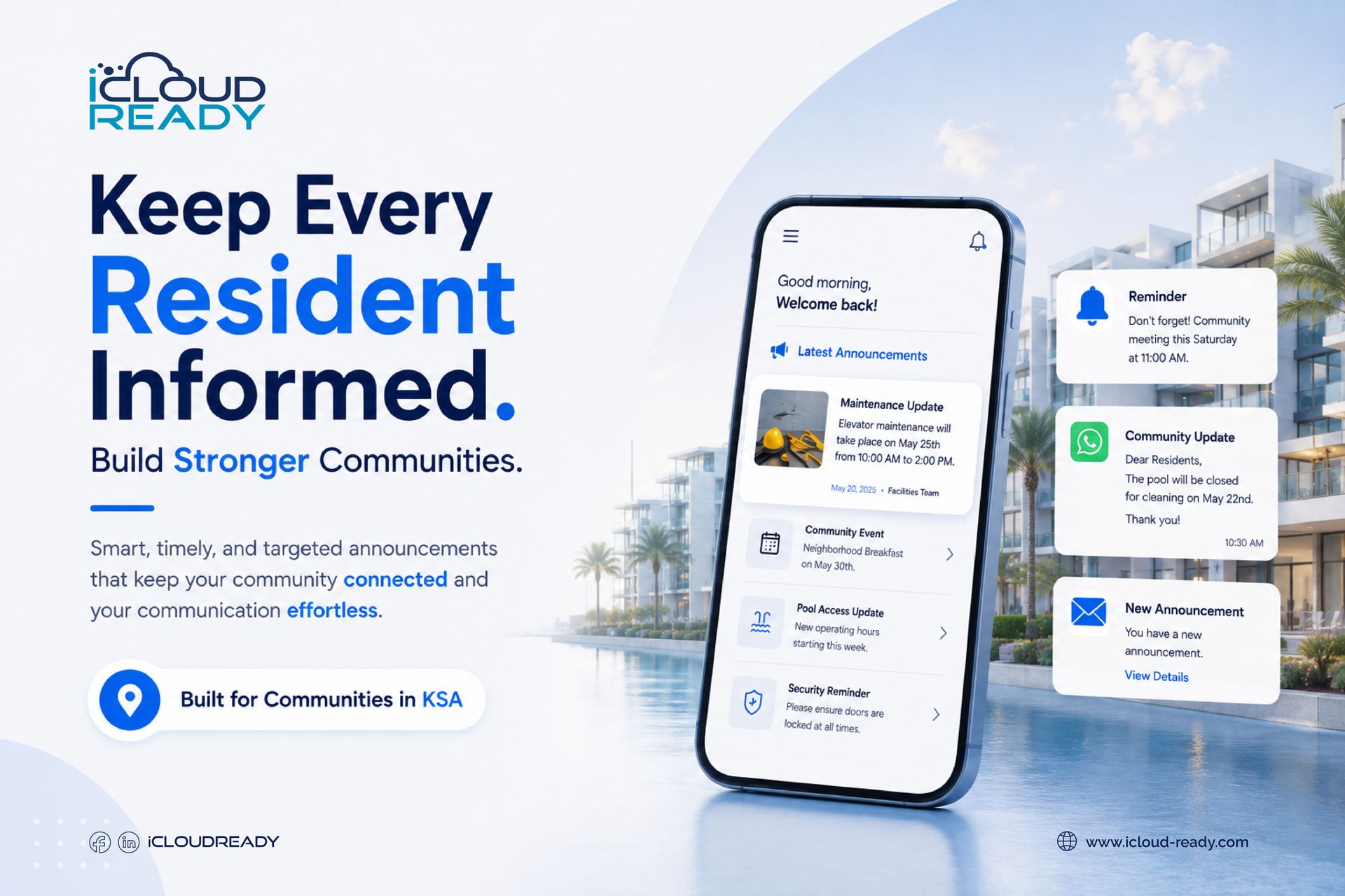 Community Announcements for Residential Properties: Why GCC Operators Are Moving Beyond WhatsApp Groups
